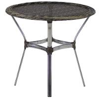 4 Cadeiras E Mesa Com Tampo Varanda Piscina Jardim Cappuccino - 10