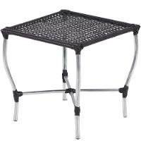 Jogo 4 Cadeiras E Mesa Vênus Area Externa - Trama Preto - 2