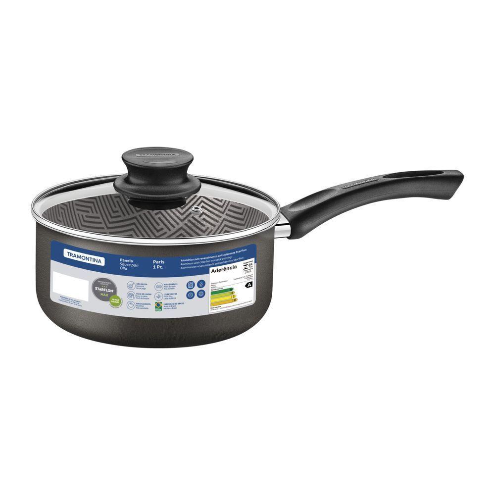 Panela Tramontina Paris Em Alumínio Com Revestimento Em Antiaderente Starflon Max Chumbo - 3