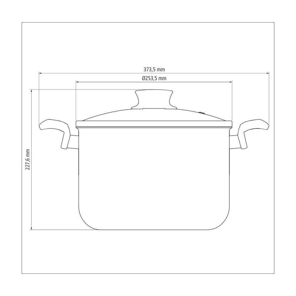 Caldeirão Tramontina Paris Em Alumínio Com Revestimento Em Antiaderente Starflon Max Chumbo - 6