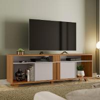 Rack Bancada Para Tv Até 70 Polegadas 1,80M Nt 1290 Freijó / Off White Freijó Trend - 1