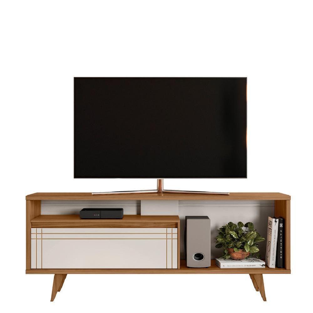 Rack Bancada Para Tv Até 60 Polegadas Nt 1285 Freijó / Off White Notável Freijo Off White - 5
