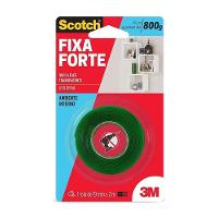 Fita Dupla Face 3m Scotch Fixa Forte Transparente 19mm X 2 Metros - 1