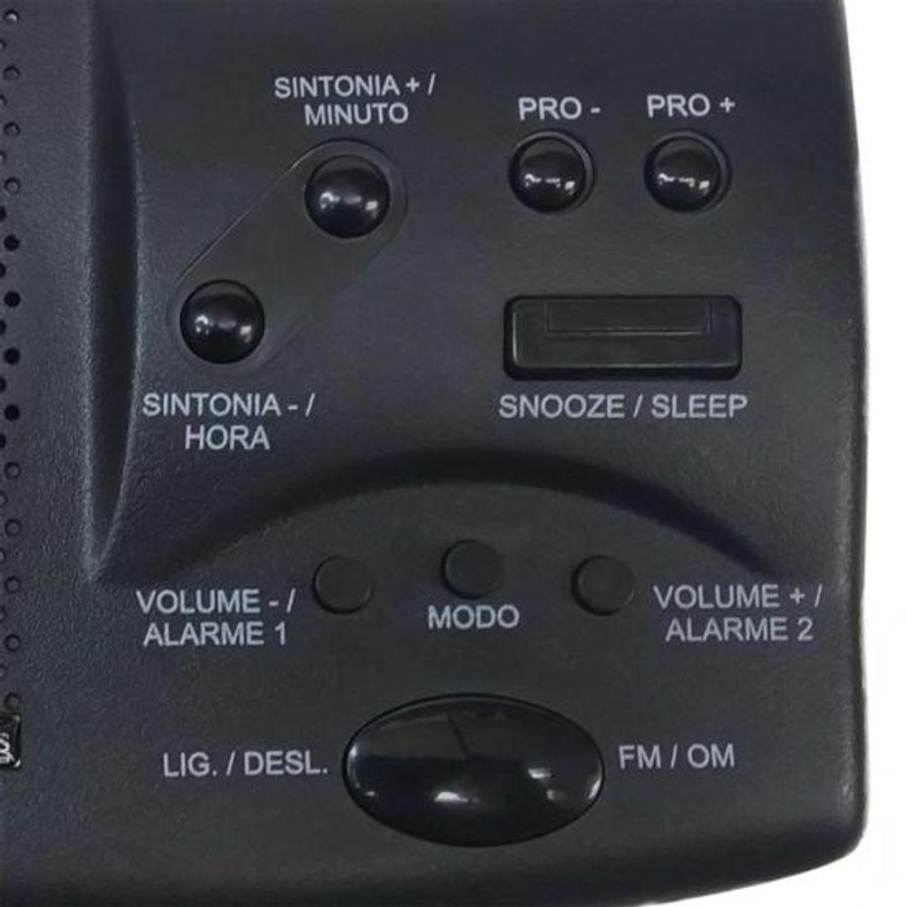 Rádio Relógio Digital Motobras Rm-rrd22 - 2