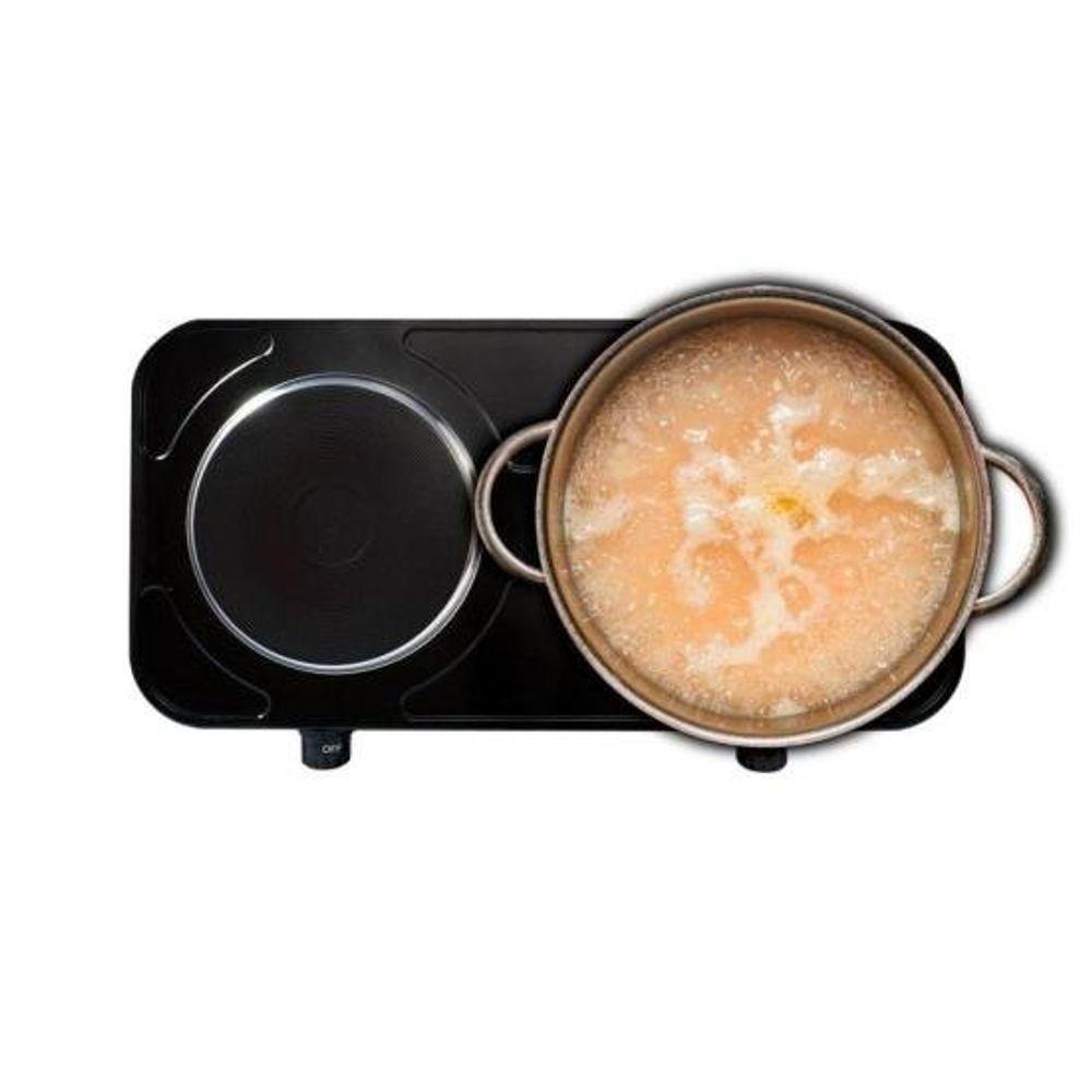 Fogão Elétrico De Mesa Agratto Fmp-01 2 Pratos Preto 127v - 5