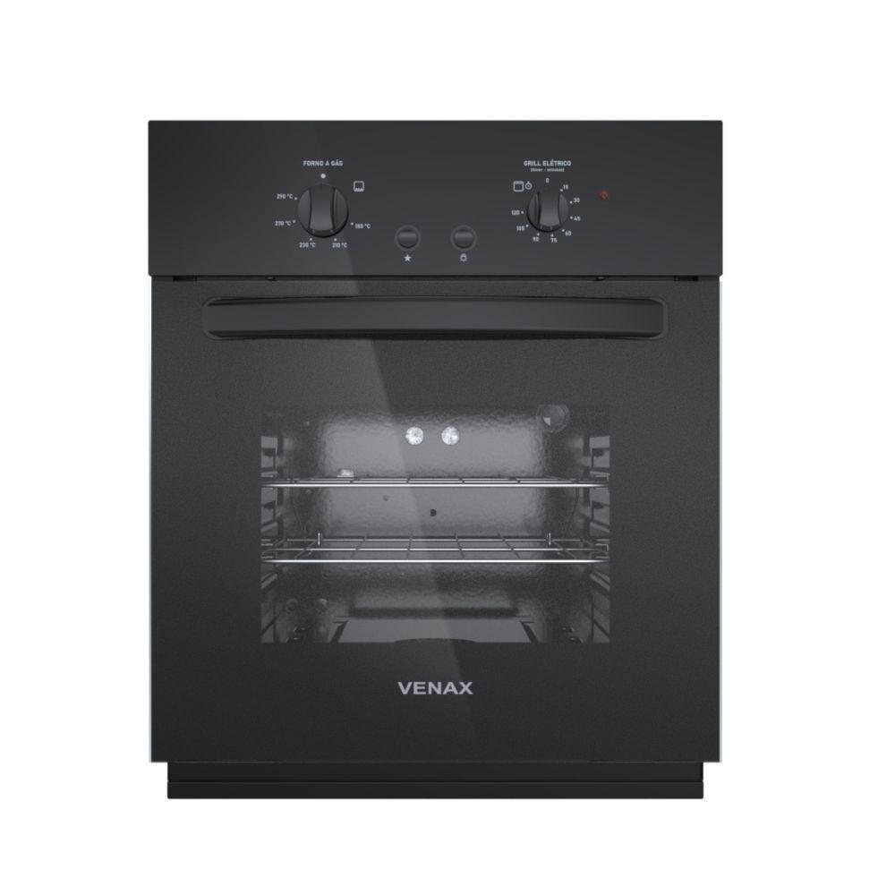 Forno De Embutir A Gas Venax 50 Litros Giii Gas Glp Totale Nero Preto 127V - 1