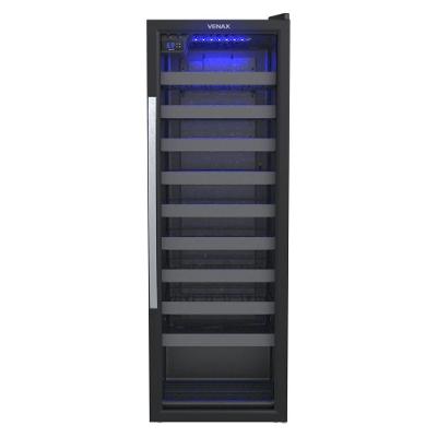 Adega Climatizada Venax Piubella 200 50 Garrafas Porta de Vidro Preta 220V