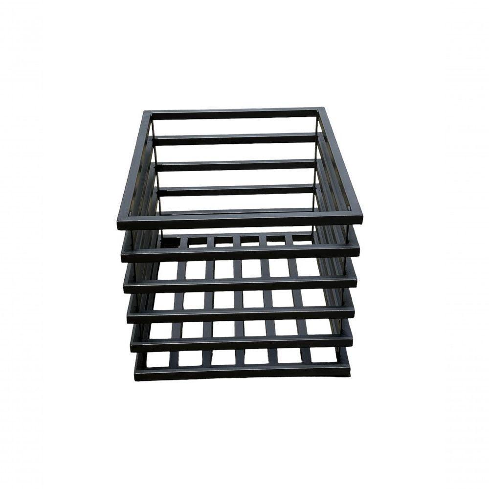 Lixeira De Rua Parafusada Em Parede 45x37x60cm - 1