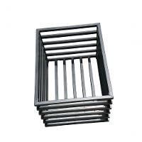 Lixeira De Rua Parafusada Em Parede 45x37x60cm - 2