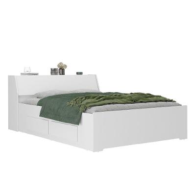 Cama Baú De Casal Com 4 Gavetas Ilan 1251 Branco