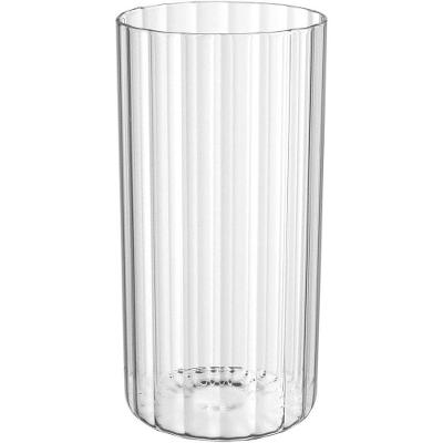Vaso Decorativo Enfeite Casa Cilindro Home&co Borossilicato 20x10x10cm Transparente