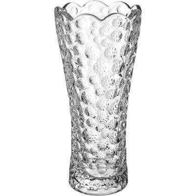 Vaso Decorativo Enfeite Casa Floreiro Home&co Vidro 24x11x11cm Transparente