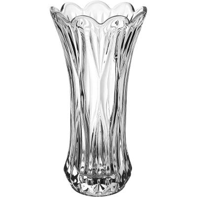 Vaso Decorativo Enfeite Casa Floreiro Home&co Vidro 29x14x14cm Transparente