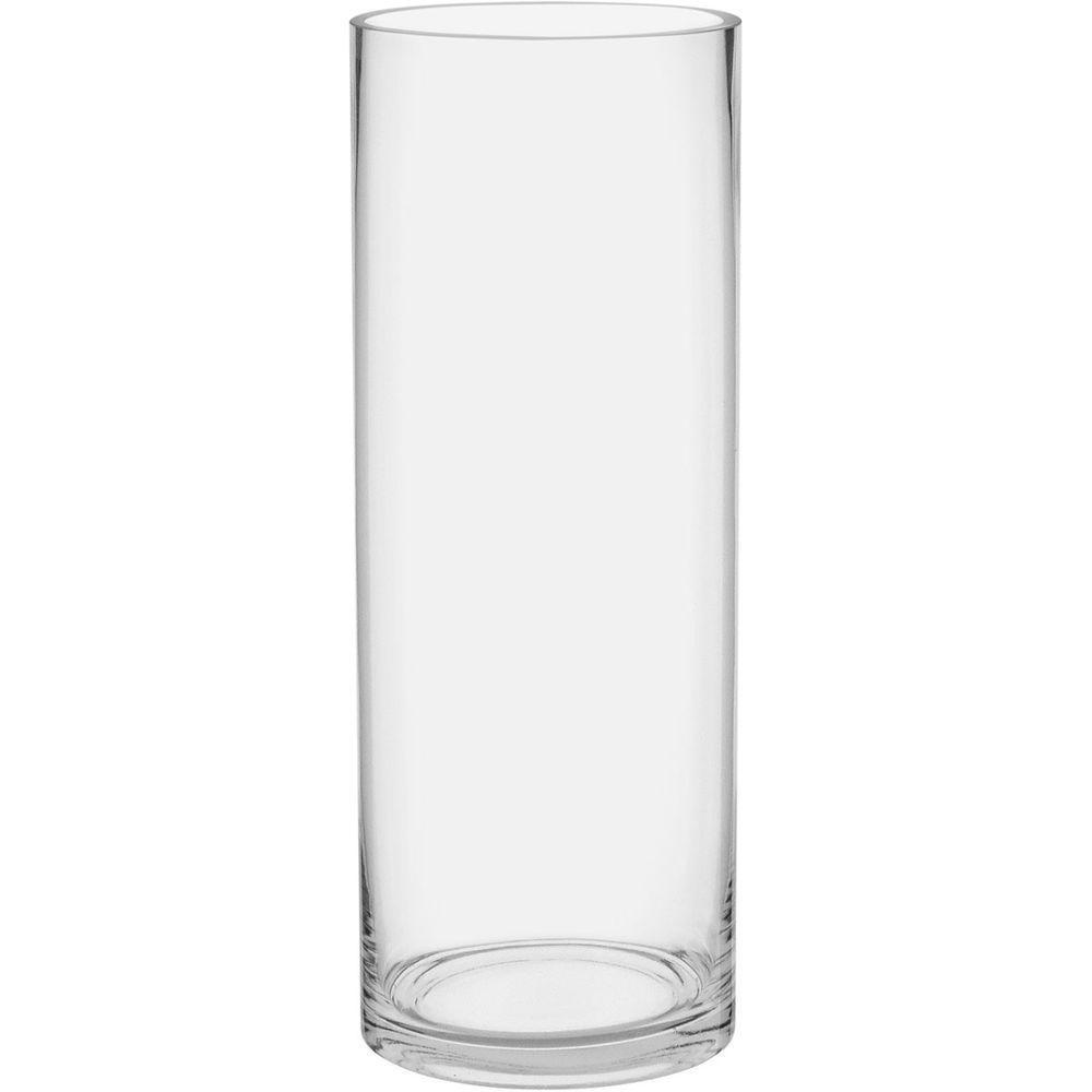 Vaso Decorativo Enfeite Casa Plain Vidro 40x15x15cm - 1