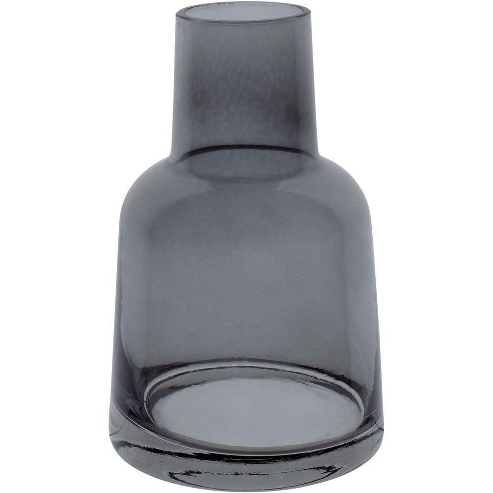 Vaso Decorativo Enfeite Casa Home&co Vidro 14x9x9cm Cinza - 1