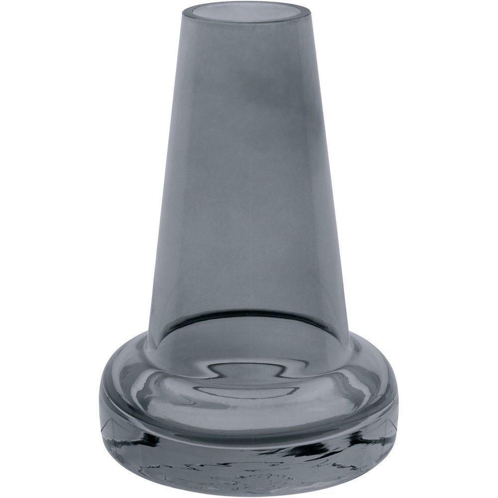 Vaso Decorativo Enfeite Casa Home&co Vidro 14x9x9cm Cinza - 1