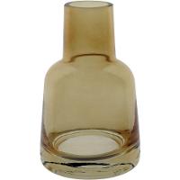 Vaso Decorativo Enfeite Casa Home&co Vidro 14x9x9cm âmbar - 1