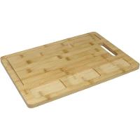 Tábua De Corte 3 Reservatorios E Sulco Home&co Retangular Bambu 1x38x27cm Natural - 1