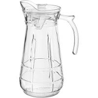 Jarra Suco água Home&co Tampa Acrilico Vidro 1,7l 26x10x10cm Transparente - 1