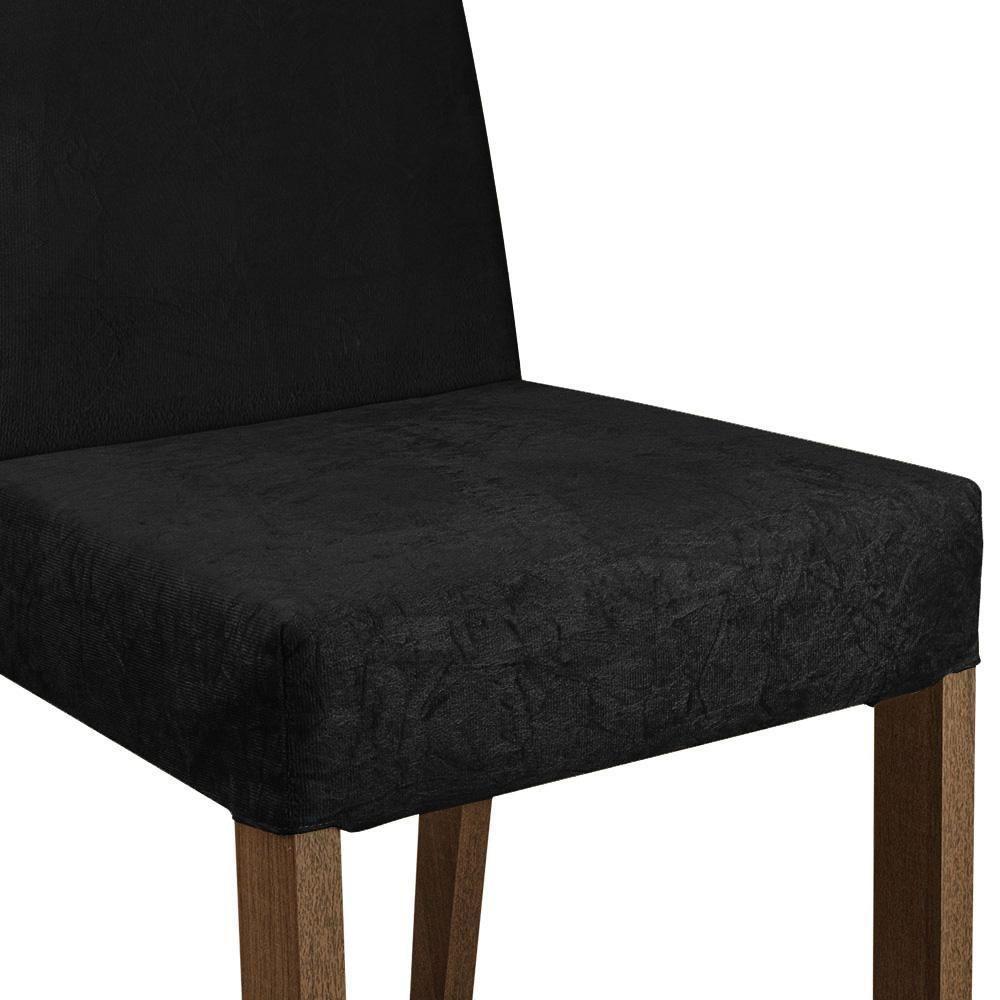 Conjunto Sala Jantar Mesa Madeira 4 Cadeiras Rustic - 4