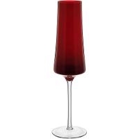 Jogo 2 Taças Champanhe Home&co Vidro 210ml 26x7x7cm Vermelho - 1