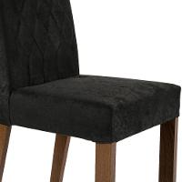 Conjunto Sala Jantar Mesa Vidro 6 Cadeiras Rustic