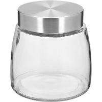 Pote Porta Mantimentos Home&co Vidro 800ml 12x12x12cm - 1