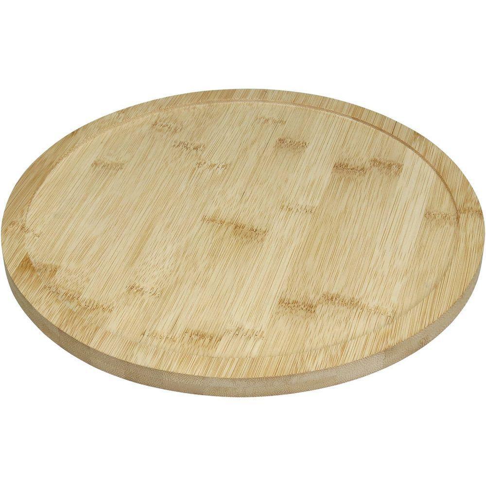 Bandeja Giratoria Para Servir Bailarina Home&co Bambu 3x30x30cm Natural - 1