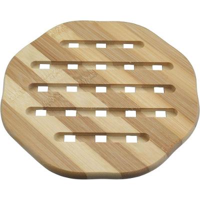 Descanso Panela Table Redondo Bambu 1x18x18cm Natural