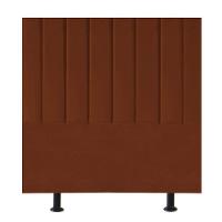 Cabeceira Estofada De Cama Casal Box 140 Cm Maya Veludo E Frame terracota - 1