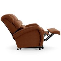 Poltrona Do Papai Reclinável Kalie Elevação Lift Elétrico Fh9 Veludo Terracota - Mpozenato - 2