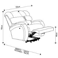 Poltrona Do Papai Reclinável Kalie Elevação Lift Elétrico Fh9 Veludo Terracota - Mpozenato - 6