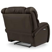 Poltrona Do Papai Reclinável Kalie Elétrica Botão Led Massagem Fh9 Pu Marrom - Mpozenato - 3