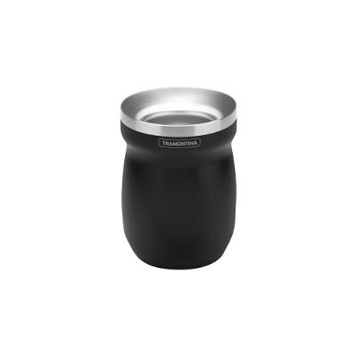 Cuia Térmica Tramontina Preta 240 Ml