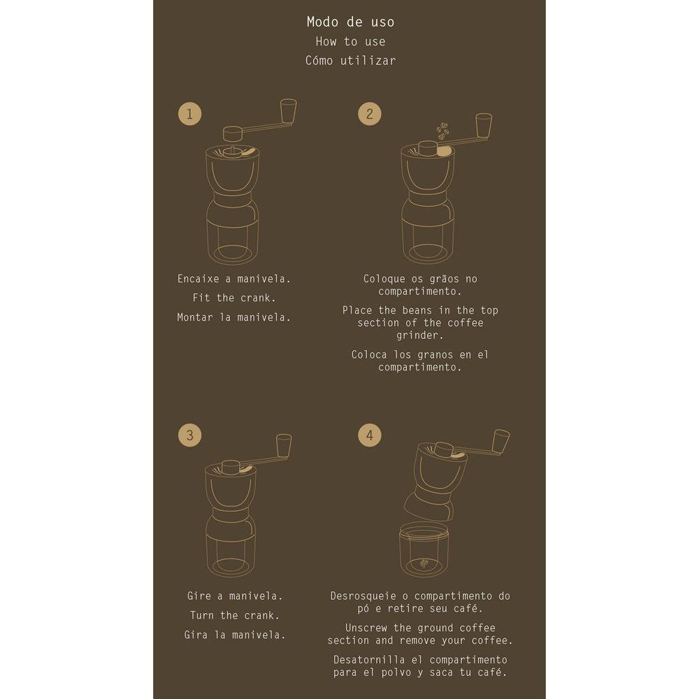 Moedor De Café Tramontina Em Plástico Abs Com Moinho Em Cerâmica - 5