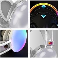 Fone De Ouvido Sem Fio Bluetooth V5.3 Com Led Rgb Headset Bluetooth Disco Pulse - 2