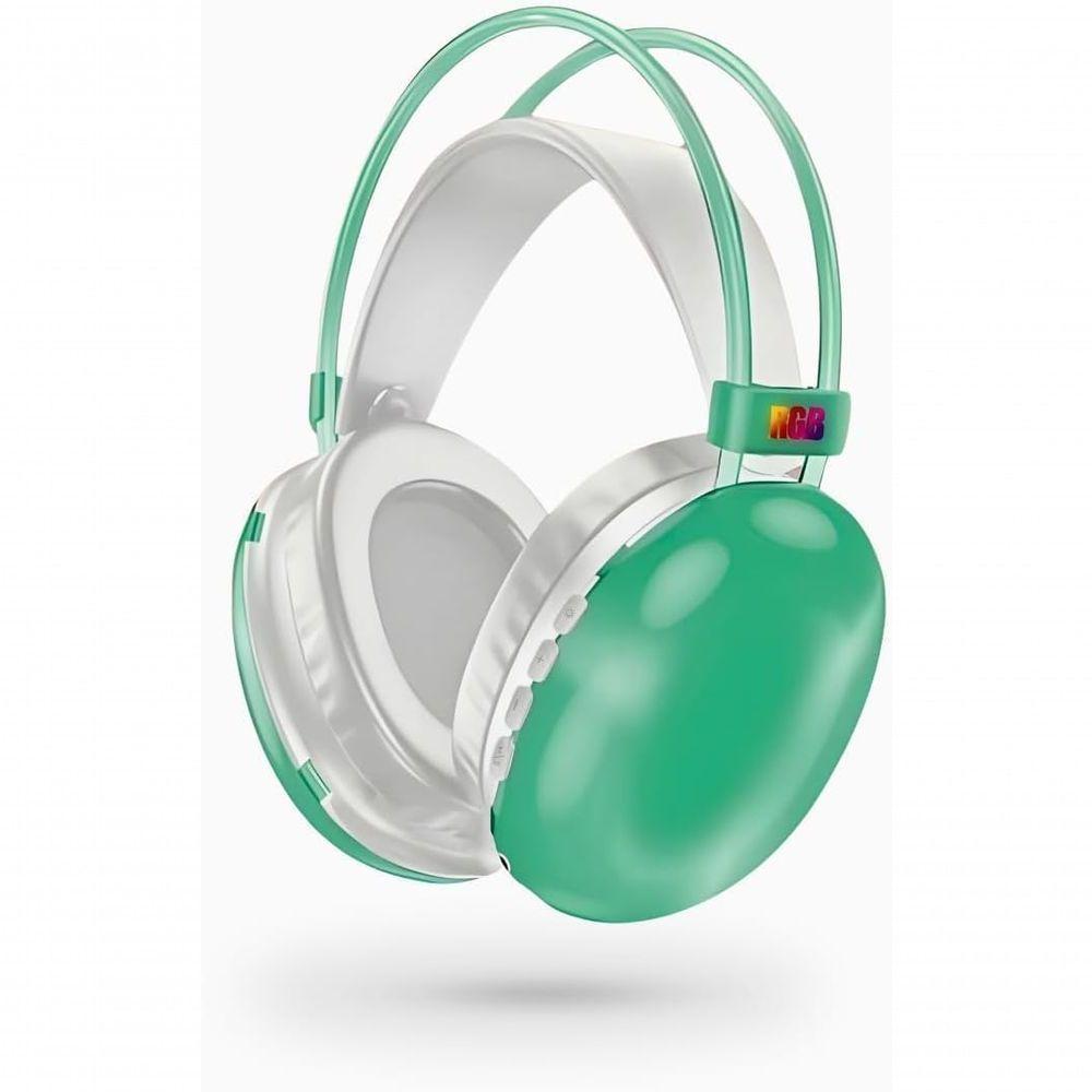 Fone De Ouvido Sem Fio Bluetooth V5.3 Com Led Rgb Headset Bluetooth Disco Pulse - 1