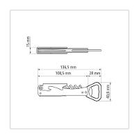 Abridor Com Saca Rolhas E Canivete Tramontina Harmoniza Com Laminas Em Aço Inox E Corpo Em Abs Preto - 3
