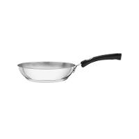 Frigideira Tramontina Solar Silicone Rasa Em Aço Inox Fundo Triplo Com Cabo De Silicone 20 Cm 1,3 L - 3