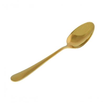 Colher Para Servir Arroz Dourada Aço Inox Valentina - Mimo