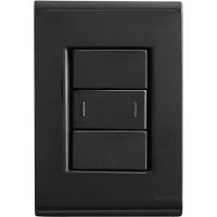 Conjunto 4x2 Com 1 Interruptor Paralelo 10 A 250 V Tramontina Liz Grafite - 1