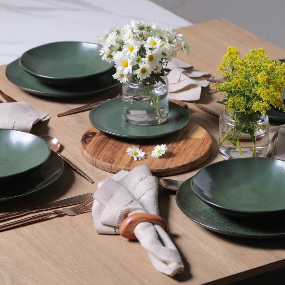 Conjunto De Pratos De Sobremesa 06 Peças Orgânico Arauco Porto Brasil - 3