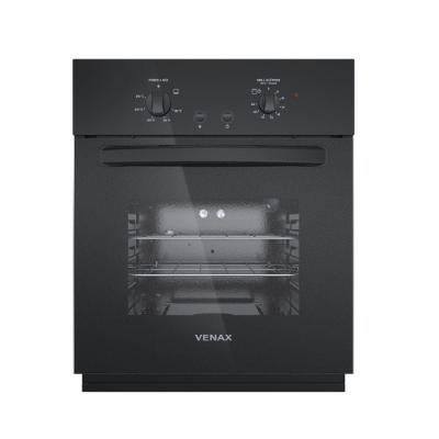 Forno de Embutir a Gás Venax Totale Nero GIII 50L Grill 700W Preto 220V