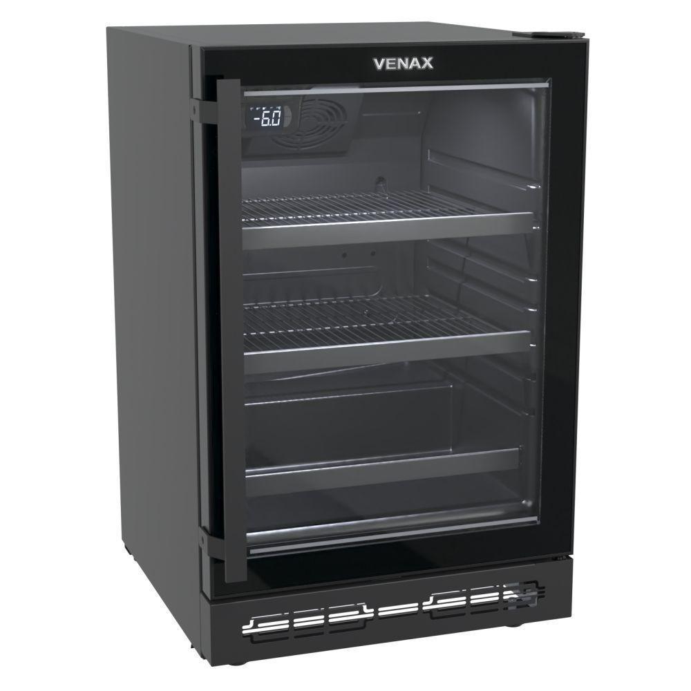 Cervejeira Venax Top Light In 100 82L Com Opção De Embutir 34 Garrafas Preto Fosco 220V - 2