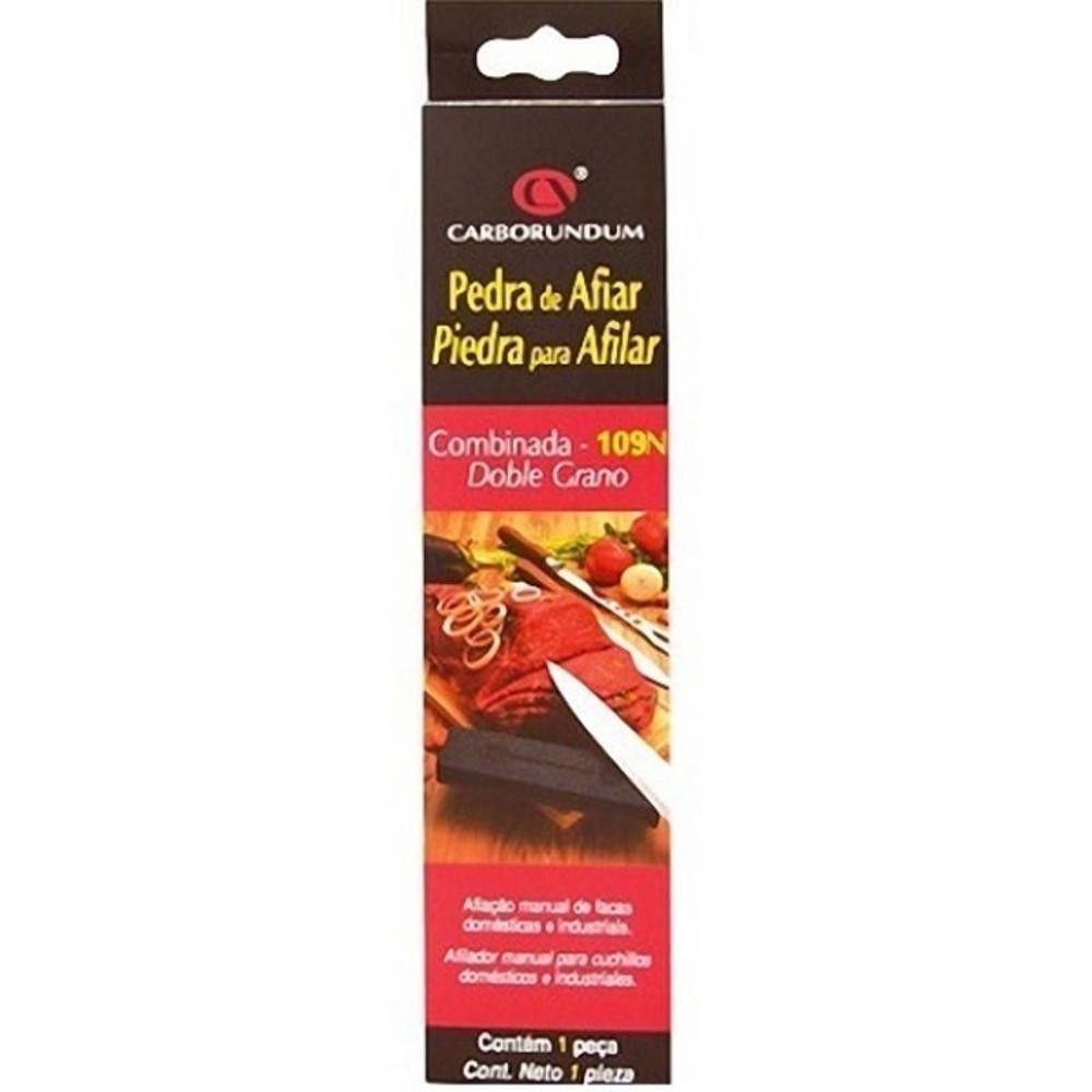 Pedra Para Afiar Amolar Facas Carborundum Com Dupla Face 109 - 2