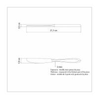 Kit 24 Faca De Mesa Tramontina Laguna Em Aço Inox - 3