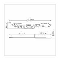 Faca Para Carne Butcher Tramontina Com Lâmina Em Aço Inox E Cabo Em Madeira Tratada Polywood - 2