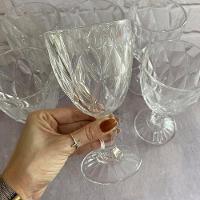 Jogo 6 Taças De Vidro Diamond Diamante Transparente 300ml água Class Home - 5