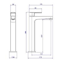 Torneira Deca Level 1189.bl26.no De Bancada Black Noir - 2