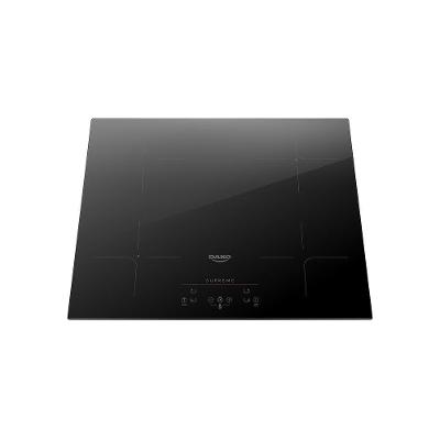 Cooktop de Indução Dako Supreme 4 Bocas Vitrocerâmico com Função Turbo Preto 220V